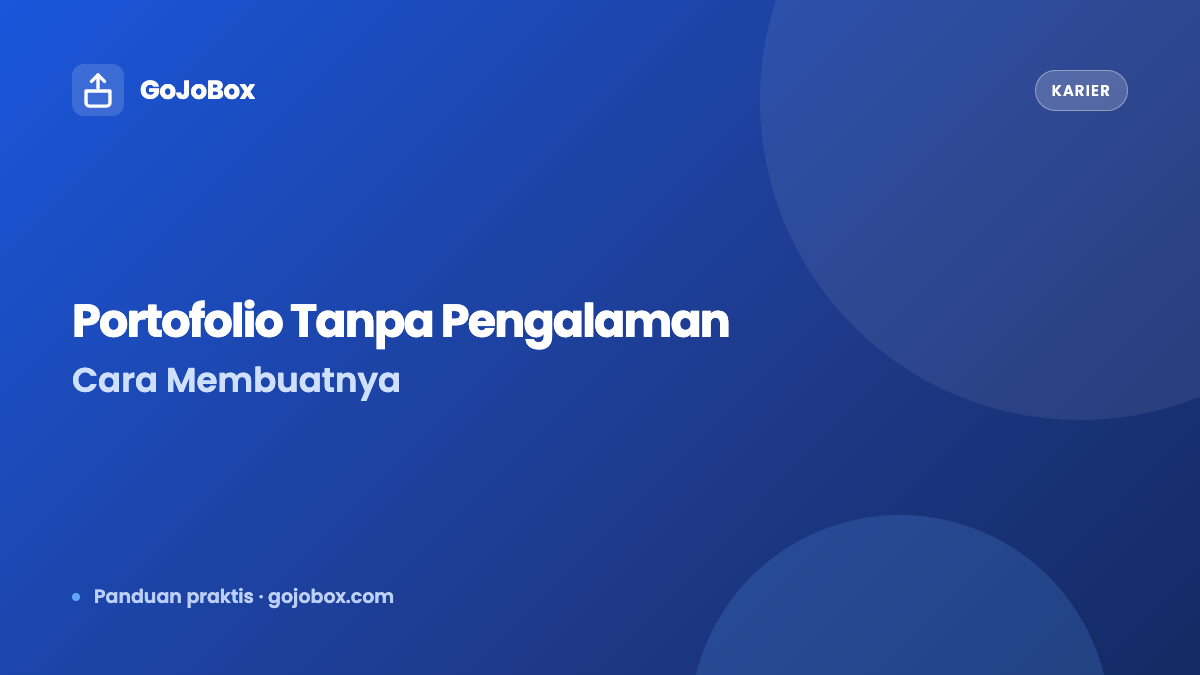 og6 cara membuat portofolio tanpa pengalaman
