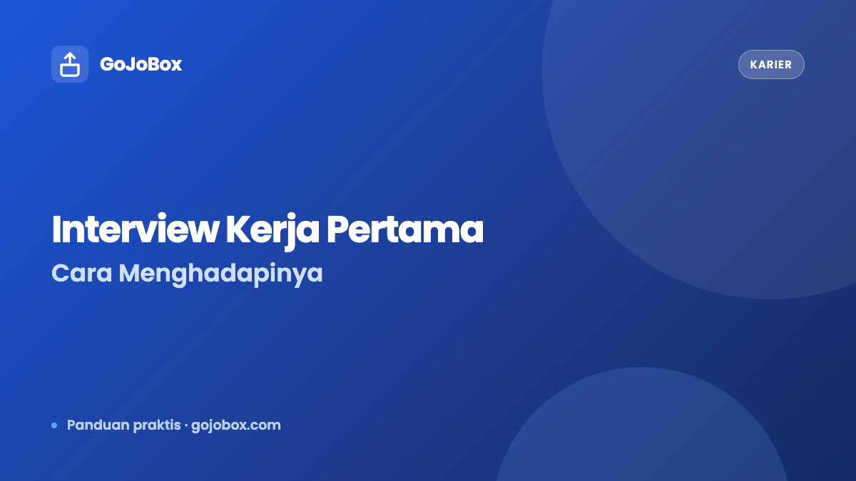 og6 cara menghadapi interview kerja