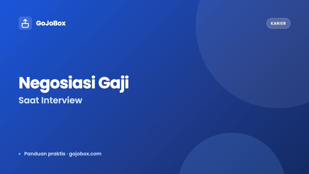 og6 cara negosiasi gaji